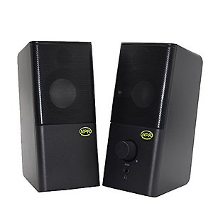 NPR Comtech NPR Aura 204-2.0 Channel Auxiliary, USB Multimedia Speakers with Headphone Jack price in India.