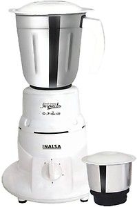 Inalsa IMPACT impact 550 W Mixer Grinder (3 Jars, White) price in India.