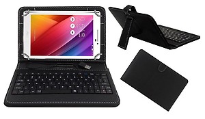 ACM USB Keyboard Case Compatible with Asus Zenpad 7.0 Z370cg Tablet Cover Stand Study Gaming Direct Plug & Play - Black price in India.