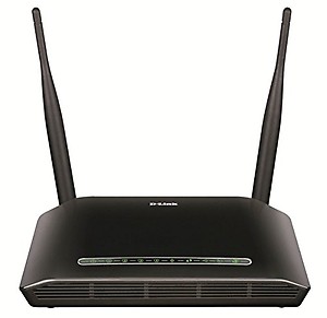 D-Link DSL-2750U Wireless N 300 ADSL2 + Router price in India.