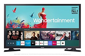SAMSUNG Series 4 80 cm (32 inch) HD Ready LED Tizen Smart TV with Alexa Compatibility price in India.