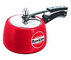 Hawkins Contura Aluminium Inner Lid 3 Litre Pressure Cooker, Ceramic Coated Handi Cooker, Tomato Red (CTR30) price in India.