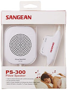 Sangean Ps-300 Pillow Speaker With In-Line Volume Control And Amplifier (White) price in India.