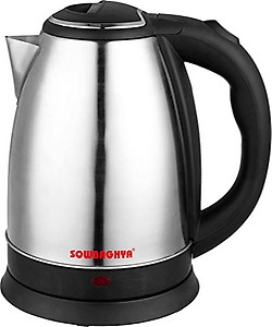 Sowbaghya Stainless Steel Water Kettle (1.5 Litres) With Stainless Steel Body | Used for Boiling Water, Making Tea and Coffee, Instant Noodles, Soup etc. price in India.