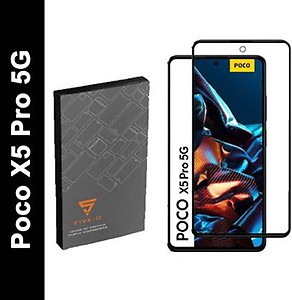 FIVE-O Edge To Edge Tempered Glass for Poco X5 Pro 5G  (Pack of 1)