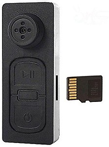 UniverseIndia New Mini Spy HD Button DV Camera 3.2 MP -Expandable Upto -32 G.B.(Black) price in India.