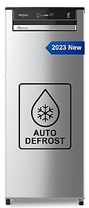Whirlpool 192 L 3 Star Vitamagic Pro Inverter Direct-Cool Single Door Refrigerator (215 VITAMAGIC PRO PRM 3S INV Magnum Steel-Z, Grey, Auto Defrost Technology, 2023 Model)