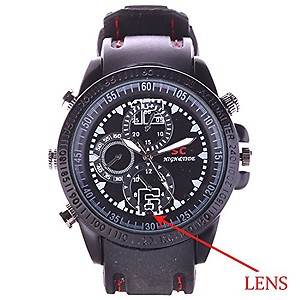 AGPtek Imported from Taiwan Spy Wrist Watch Hidden Audio/Video Recording price in India.