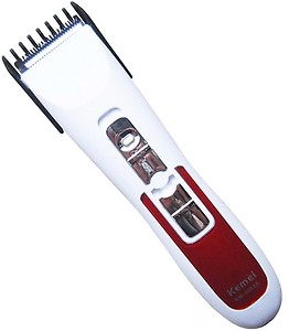 Kemei KM 3003A Trimmer for Men (White & Red) price in India.