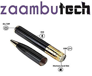 ZAAMBUTECH Hd 720p Spy Pen Camera for Bussiness Meatings. price in India.
