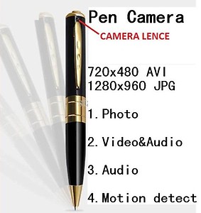 Shopping Redefined Spy Pen Hidden Camera - 4gb Inbuilt Memory - Live Audio Video Recording . price in India.