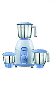 Pigeon Star 550 Watts Mixer Grinder with 3 Stainless Steel Jars for dry grinding, wet grinding and making chutney price in India.