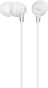 Sony MDR-EX15LP In the Ear Headphones (White) price in India.