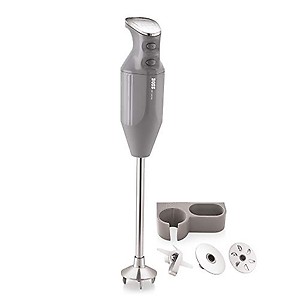 BOSS Plastic Platinum Hand Blender With Long Shaft And Laquer Finish, 180 Watt, 3-Blades, Grey, 180 Watts price in India.