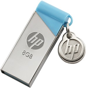 HP V 215 B 8 GB Utility Pendrive (Silver & Blue) price in India.