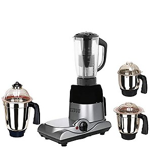 Master Class Sanyo 1000 Watts Prst Golden Mixer Grinder with 2 Bullet Jar price in India.