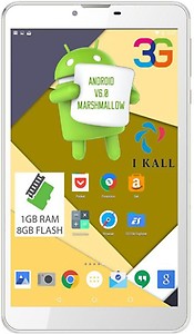 Ikall IK2 (1+8GB) Dual Sim Calling 3G Tablet with Keyboard Black price in India.