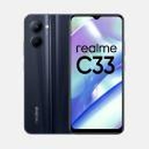 Realme C33 64 GB, 4 GB RAM, Aqua Blue, Mobile Phone price in India.