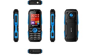Micromax X516 1750 mAh Torch Blink on Call Auto Call Recording Phone (Black and Blue) price in India.