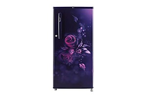 LG 190 Liters Single Door Direct Cool RefrigeratorToughened Glass Shelves (B199OBE)