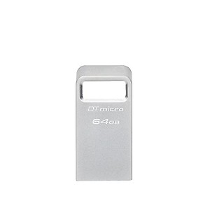 Kingston DataTraveler Micro 64GB USB Flash Drive Metal Design USB 3.2 Gen 1 200MB/s Read DTMC3G2/64GB price in India.