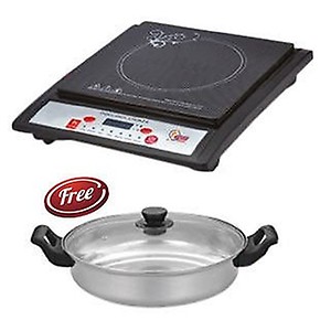 Branded I-Next Induction Cooker/Cook-Top With Free Induction Pot/Kadai Lid price in India.