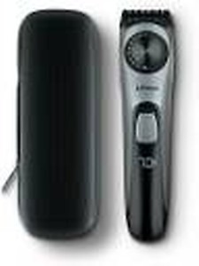Litmus Ct-100 Men Beard & Body Trimmer With Hard Shell Carry Case | 20 Length Settings With Comb Lock | 100 Mins. Cordless Run Time | Led Battery Display | Stainless Steel Precision Blades price in India.