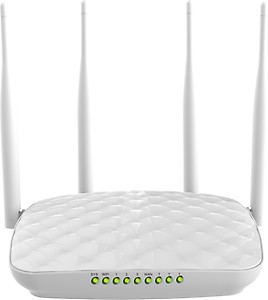 Tenda TE-FH456 300 Mbps Wireless Router Without Modem - White price in India.