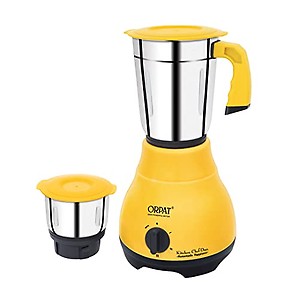 Orpat Mixer Grinder Kitchen Chef Duo 650W Majestic Yellow price in India.