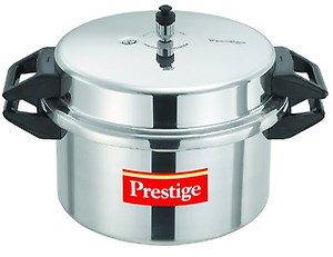 Prestige Popular Aluminium Outer Lid Pressure Cooker, 16 Litres, Silver, 16 Liter price in India.