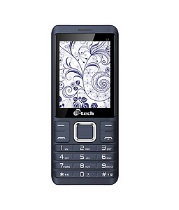 Mtech L6+ Dual Sim Feature Phone - Black Red price in India.