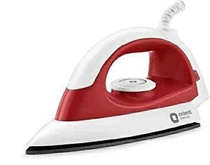 Orient Electric Panache 1000-Watt Dry Iron with a Weilburger Coated Sole Plate | Modern and easy-to-use press iron | Adjustable Temperature Control & Enhanced Safety | 2-year Warranty (Red) price in India.
