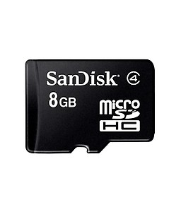 SanDisk micro 8 GB Memory Card price in India.