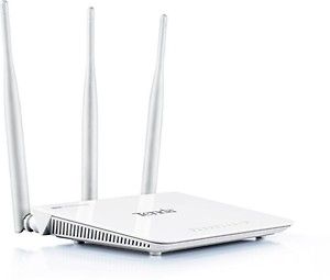 Tenda F3 300Mbps Wireless Single Band Router with 3 External Antennas - White price in .
