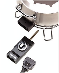 Cuisinart CFO-3SS Electric Fondue Maker, Brushed Stainless, 6.12" x 10.50" x 7.00" price in India.