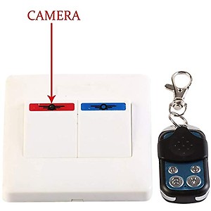 AGPtek Imported from Taiwan Wireless Wall Socket Switch Camera Remote DVR price in India.