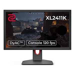 BenQ ZOWIE XL2411K 24"(61cm)Premium Esports Grade TN Panel Monitor with Height Adjustment-Full HD,144Hz, 1ms,320nits,DyAc,Black eQualizer,Color Vibrance,XL Setting to Share,HDMI,DP,Matte Finish(Gray) price in India.