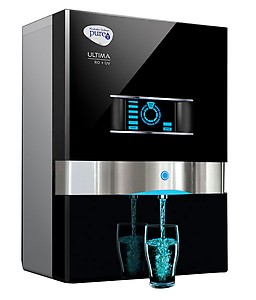 HUL Pureit Ultima Mineral RO + UV + MF 7 stage Table top / wall mountable Black 10 litres Water Purifier price in India.
