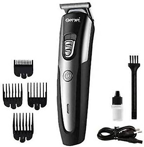 Human Plus best trending rakhi gift for brother best price / Geemy GM 6123 Professional Rechargeable Hair trimmer and hair clipper Trimmer (Black 2in1 Trimmer) price in India.