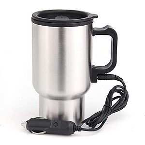 12V 450ml Stainless Kettle Car Cup Pot Water Auto Electric Heater with Cable VRNS646 price in India.
