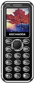 Kechaoda K115 (Dual Sim, 1.44 Inch Display, 800 Mah Battery, SIlver) price in India.