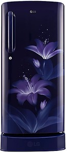 LG GL-D201ABGX 190 L Inverter 4 Star Direct Cool Single Door Refrigerator (Blue Glow) price in India.