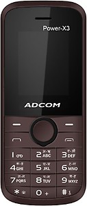 ADCOM X3 (POWER) DUAL SIM MOBILE- BLACK +GREEN price in India.
