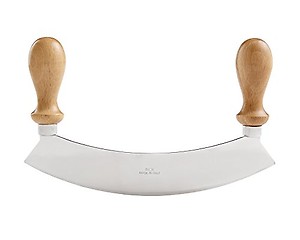 Fante's Mamma Maria's Mezzaluna Rocking Chopper, Stainless Steel Blade with Beechwood Handles, 9.5-Inch Blade price in India.