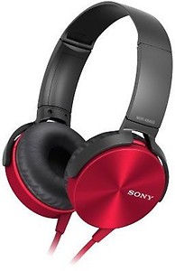 Sony Extra Bass MDR-XB450AP On-Ear Wired Headphones with Mic (Blue) price in India.