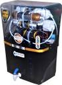 water solution Aquafresh Alfa Copper 12 LTR RO+UV+TDS+Mineral Electrical Ground Borewell Water Purifier for Home (Black) price in India.