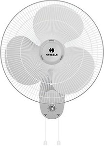 Havells Sameera 400mm Table Fan | Jerk free oscillation, 120 ribs guard, 3 Speed Settings, 1360 RPM Powerful Motor | Aerodynamically designed & balanced PP blades, 2 Year Warranty | (Pack of 1, White) price in India.
