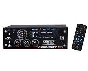 Cortina CE-1020BT 4 Way Home Series Amplifier with FM, USB & Bluetooth - 5000W PMPO price in India.