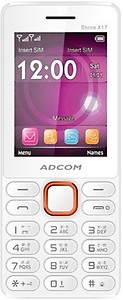 ADCOM X17 (TRENDY) Dual Sim Mobile-Black price in India.