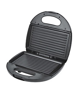 Grill Sandwich Maker And Toast Sandwich Maker With Non-Stick Cookware, Black price in India.